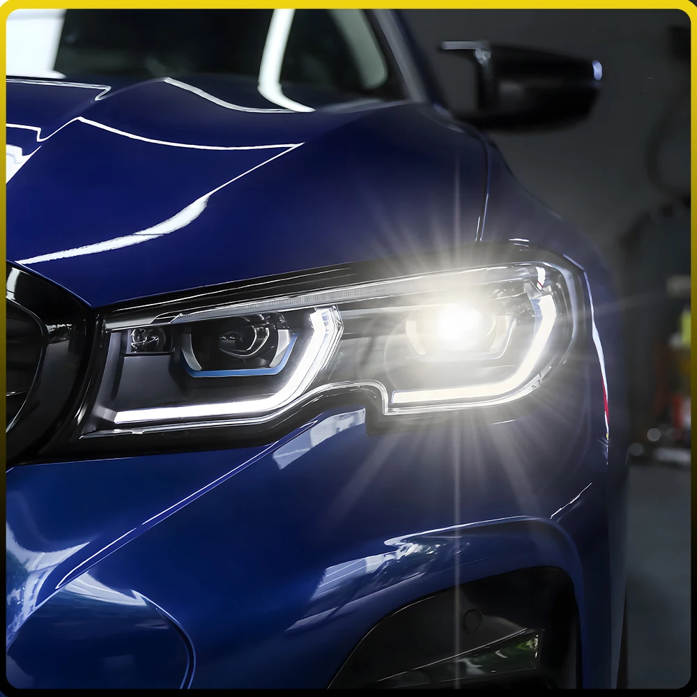 For BMW 3 Series G20 G28 2020-2022 LED Auto Upgrade Headlights Assembly Projector Lens Car Tool Accessories Plug and P
