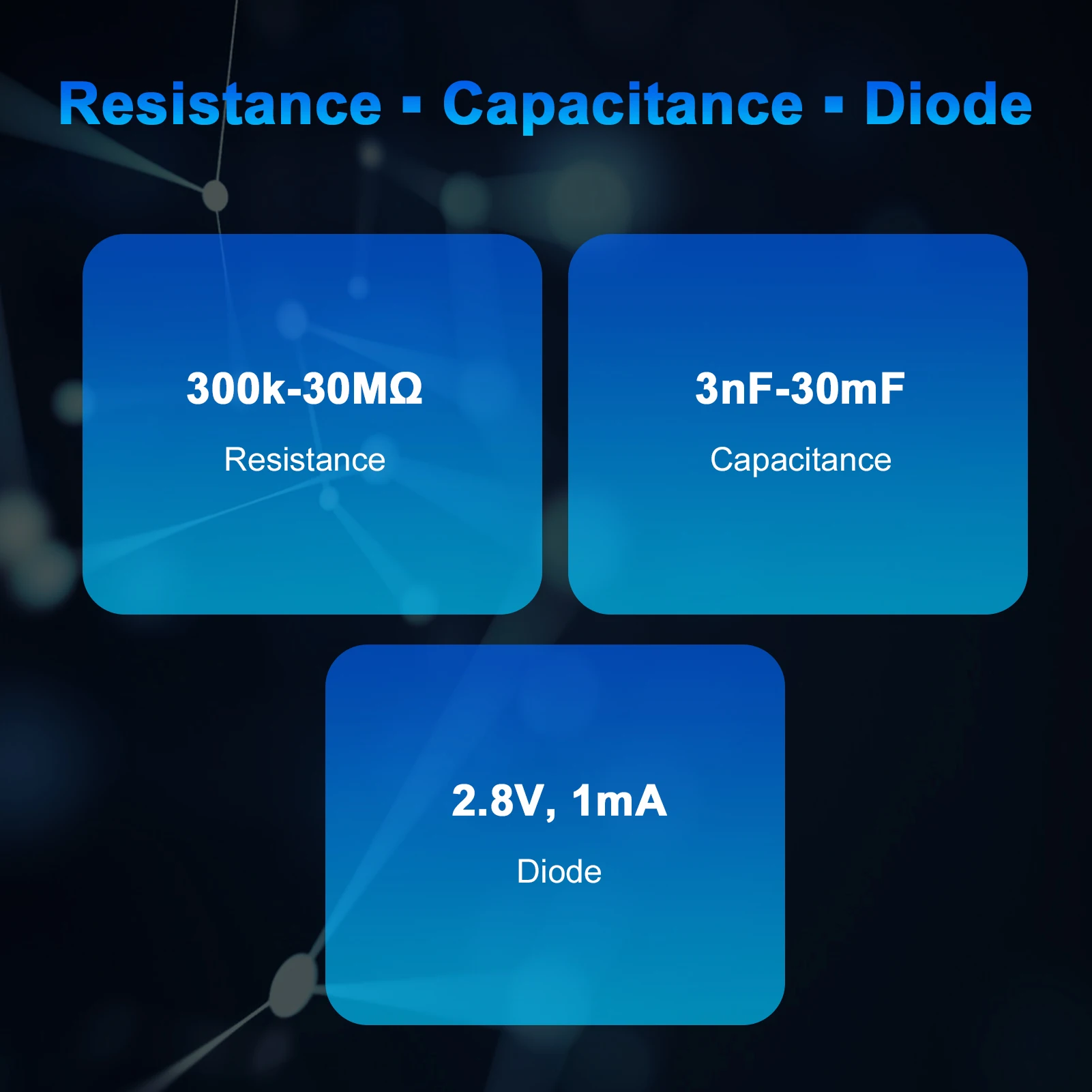 جهاز اختبار مصلحة الارصاد الجوية الرقمي 2999 جهاز اختبار المكونات الإلكترونية المحمولة لتحديد المقاومة السعة ديود السيارات #5