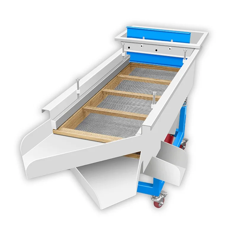 Linear vibrating screen selector, small automatic separation and filtration equipment