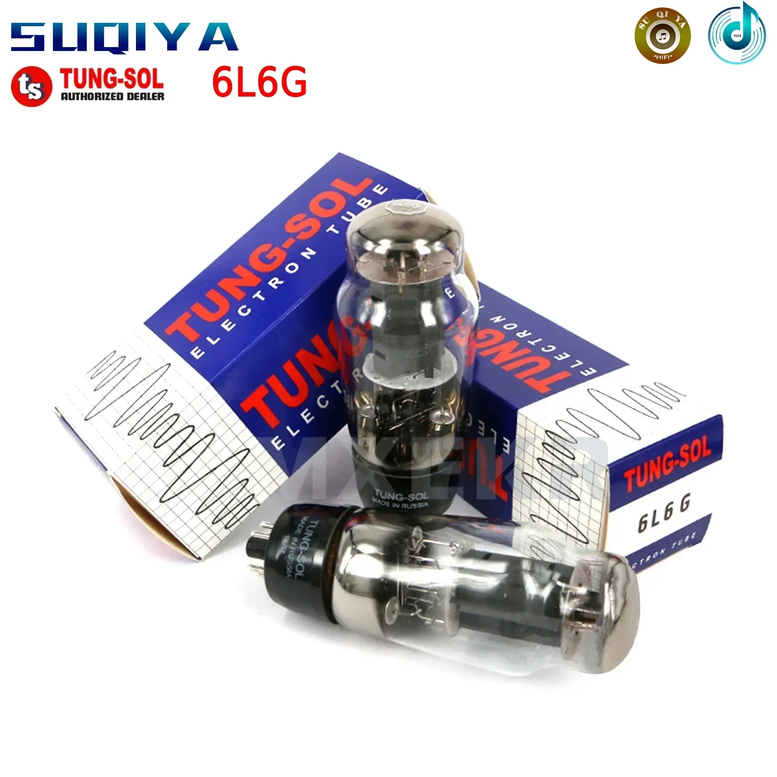 

SUQIYA-TUNG-SOL 6L6G 6L6 Vacuum Tube Audio Valve Replaces 5881 6P3P 6L6 Tube Amplifier DIY Amp Factory Test And Match Genuine