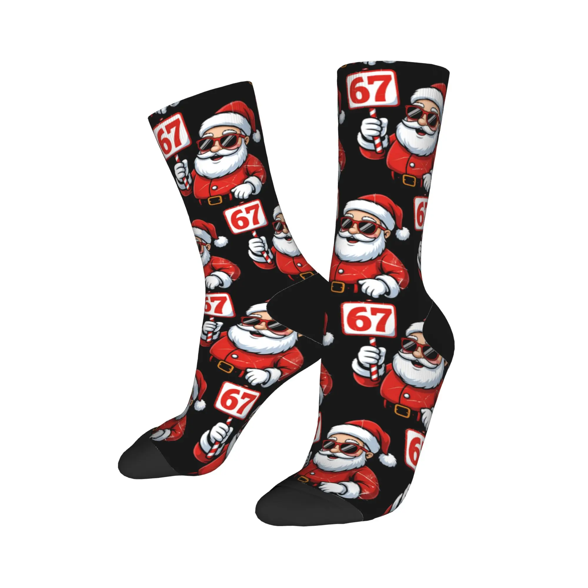 67 ميمي مضحك ستة سبعة عيد الميلاد الجوارب الخريف جوارب الجدة للجنسين الرجال جودة الجوارب تصميم سكيت المضادة للبكتيريا الجوارب