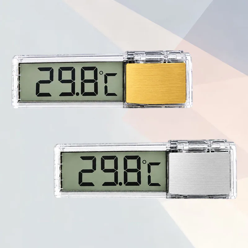 1PC Electronic Digital LCD Aquarium Thermometer, Fish Tank Temp Meter, Aquarium Temperature Measurement Accessories for Reptile