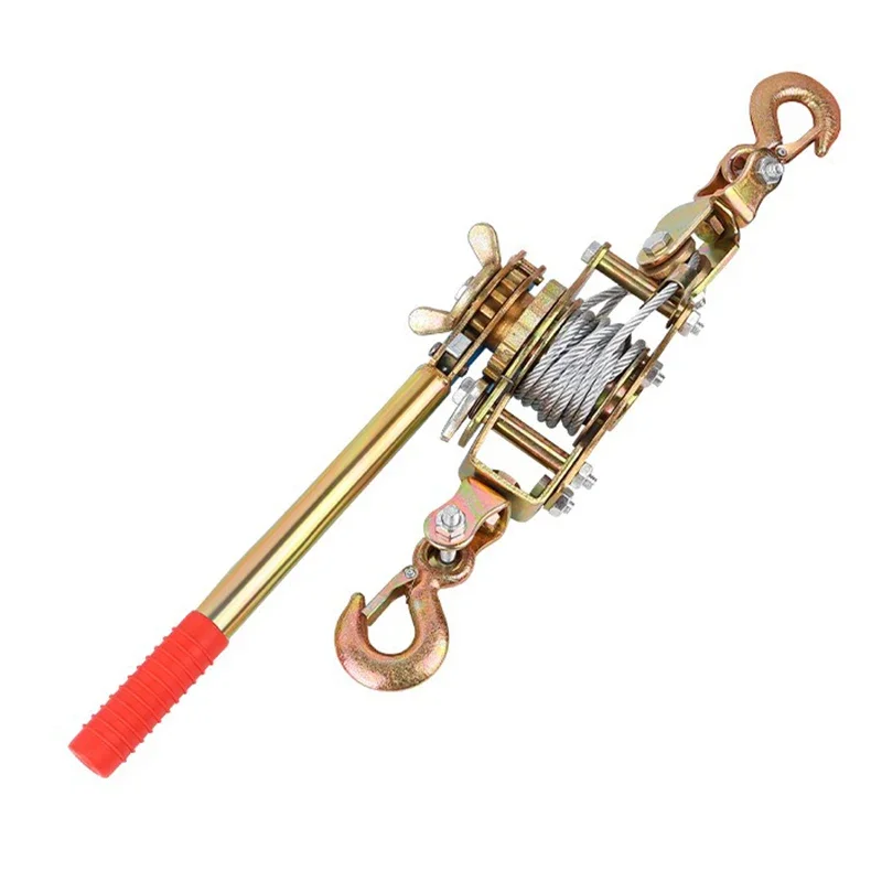 Hand Wire Tightener Heavy-Duty Universal Wire Tighteners Anti-Reversal Double Hook Turnbuckle Professional Wirerope Tighten Tool