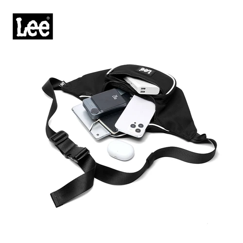 Imagen 2 del producto LEE-riñonera deportiva ligera para hombre y mujer, riñonera impermeable con estilo para correr, bolso de hombro de viaje, bolso grande