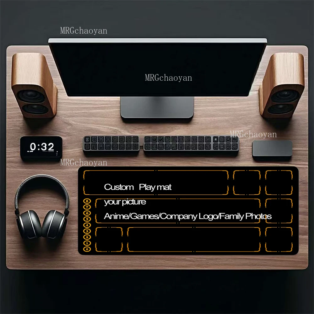 

Custom Play mat DIY rune with zone gaming playmat magic mousepad novice card battle commander game desktop pads For LOL MTG TCG
