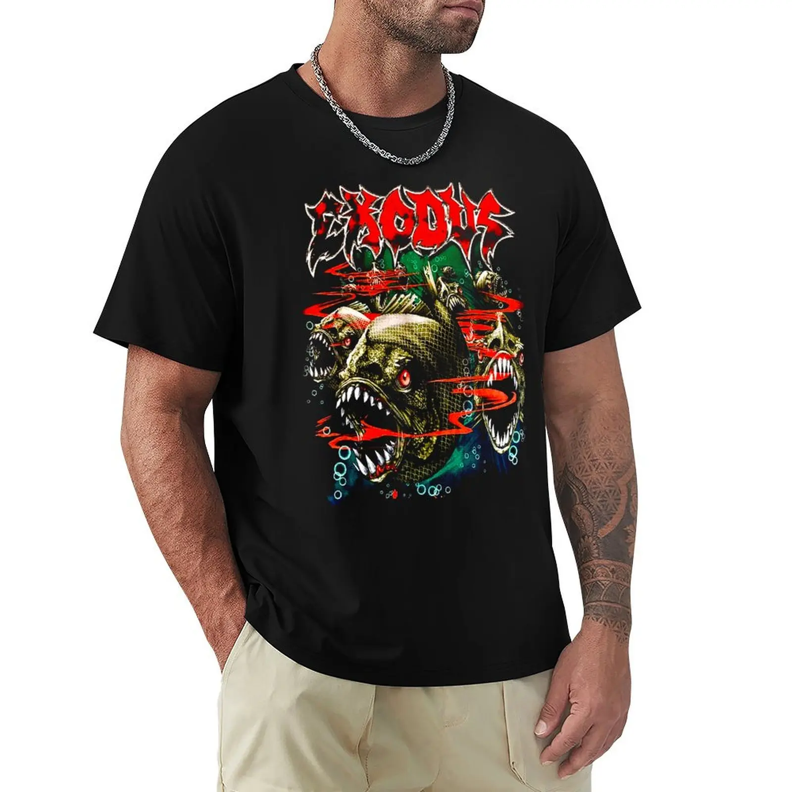 

exodus T-Shirt Gym Wear Breathable Short Sleeve Tee