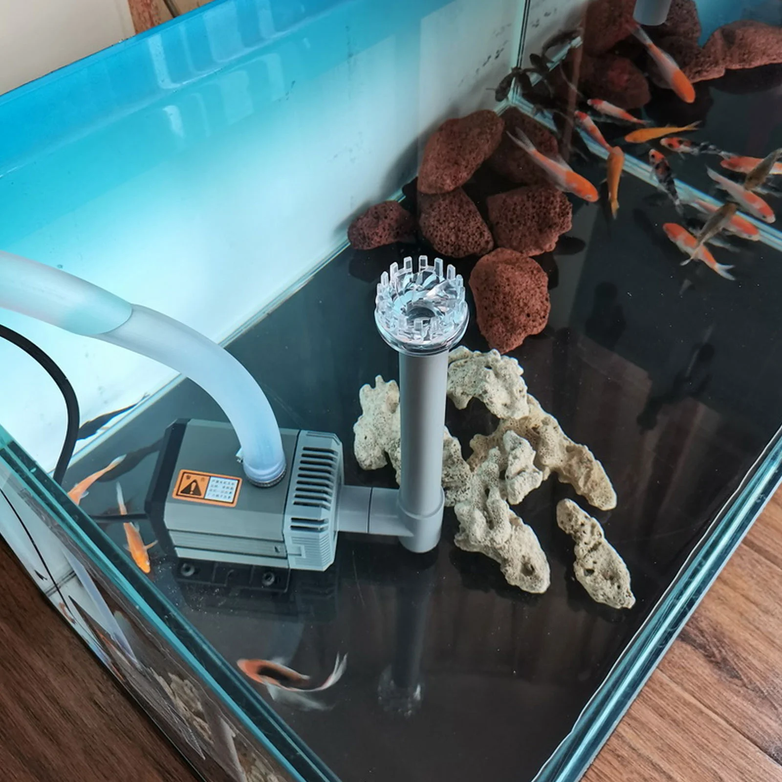 

1Pcs Aquarium Oil Film Remover Premium Material Surface Protein Skimmer Freshwater Saltwater Tank Degreasing Effect Visible