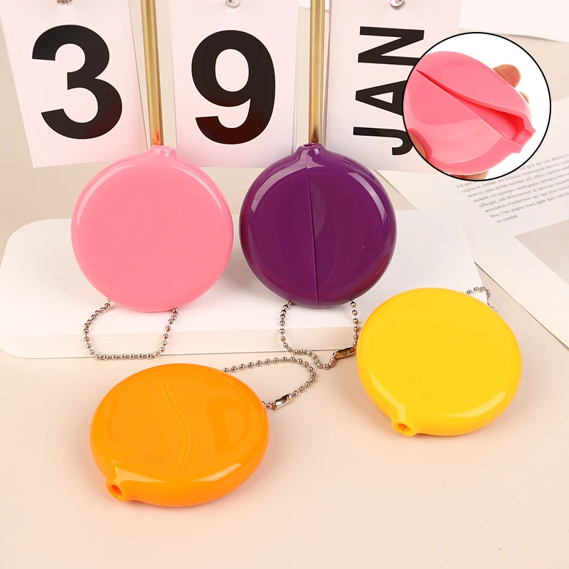 Men Women Zero Wallet Silicone Round Shopping Malls Portable Utility Multifunctional Compact Male Female Storage Bag