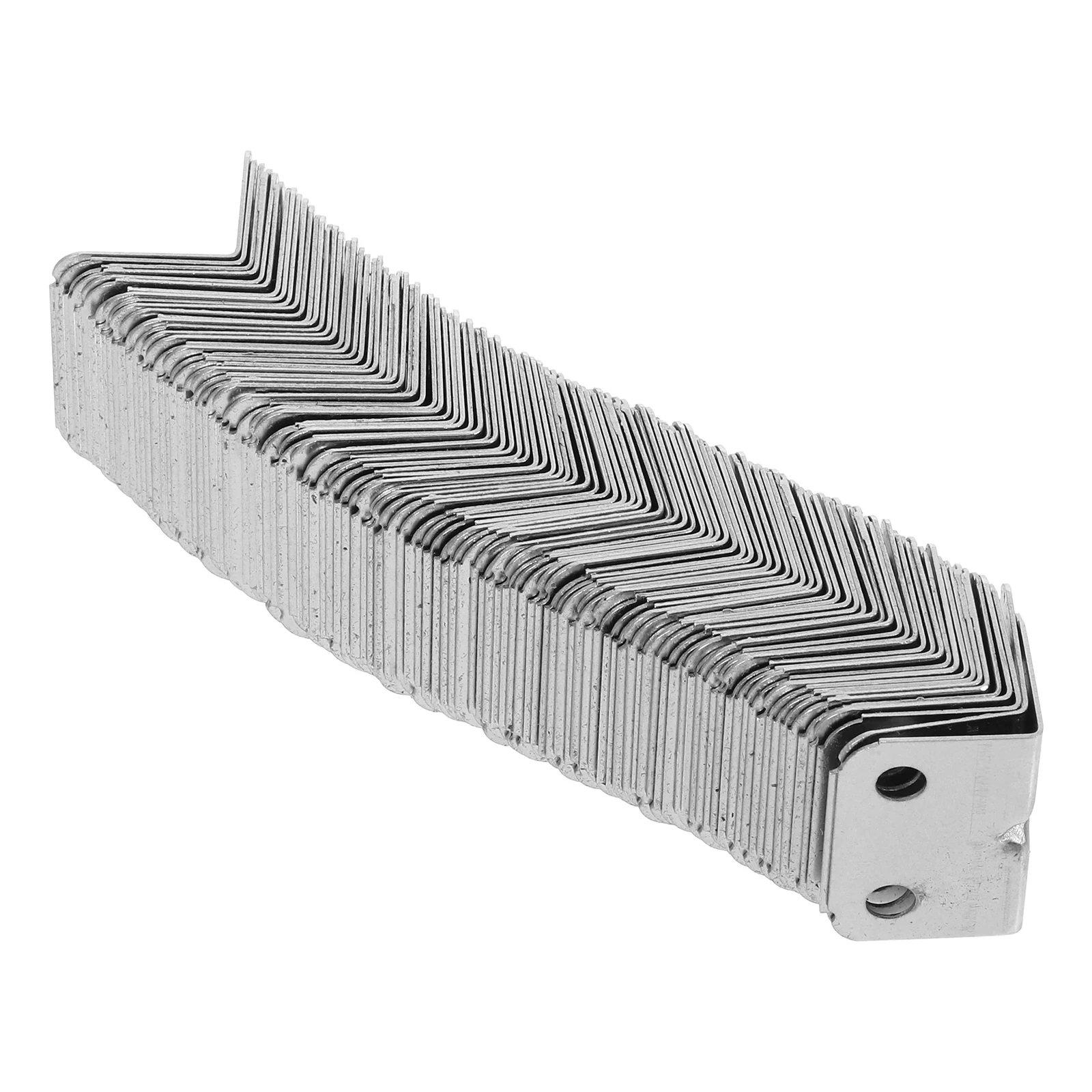 

100 PCS L-bracket Cabinet Brackets Angled Furniture Corner Adjustable Shelf for Wood Brace Cupboard Bed Hardware
