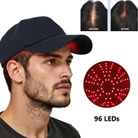2025 Nuevo 96 LED 660nm y 850nm Tapa de luz roja para el crecimiento del cabello