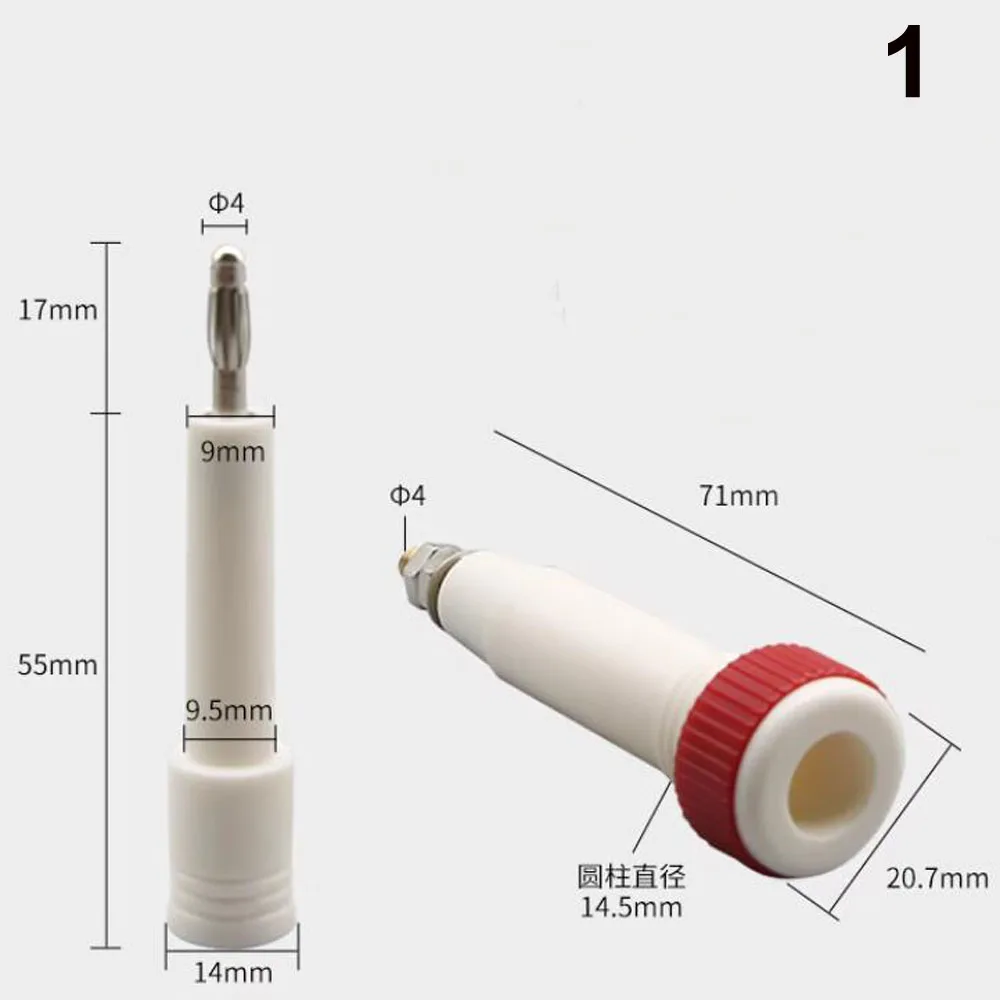 Five Types Round 10 -30 KV High Voltage 4mm Banana Plug/Socket Test Connector,Welded