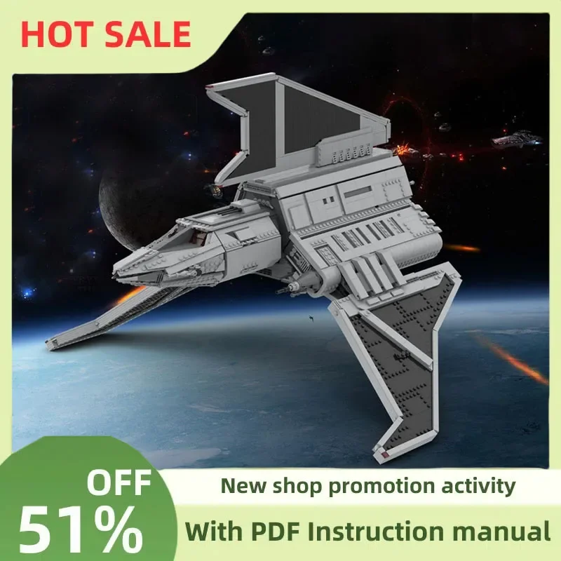 

Новинка, 4797 шт., серия знаменитых звездных битв, Moc Bad Havoc Marauder Shuttle, креативные идеи, детские игрушки, подарок на день рождения, строительные блоки