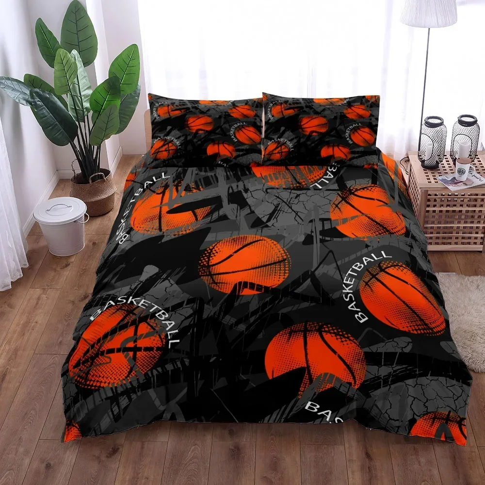 Fantastic Basketball Duvet Cover Set Uk Single Double King US Twin Full Queen King Bed Linen Set