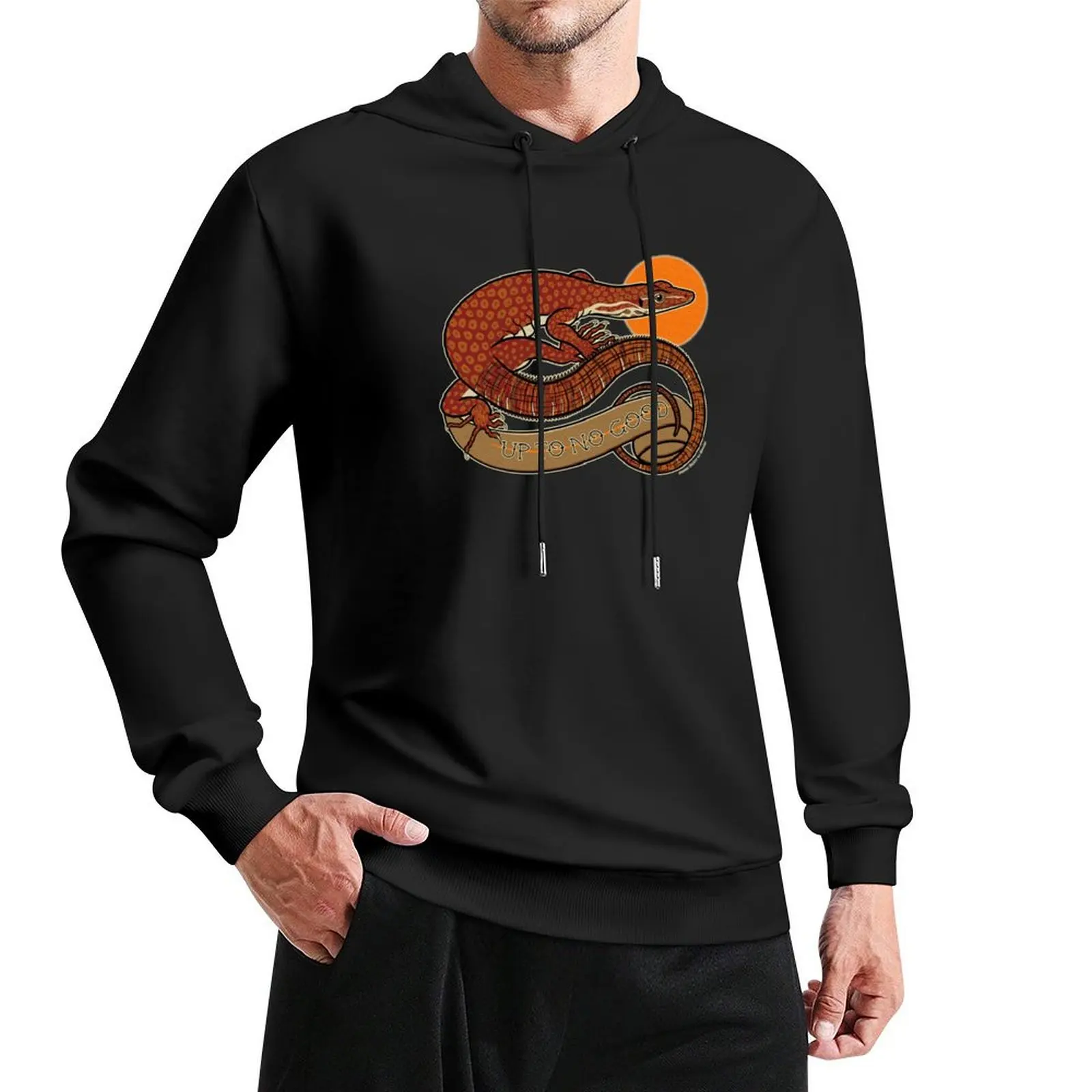 

Up to No Good Ackie Monitor Pullover Hoodie men's clothing japanese style pullover