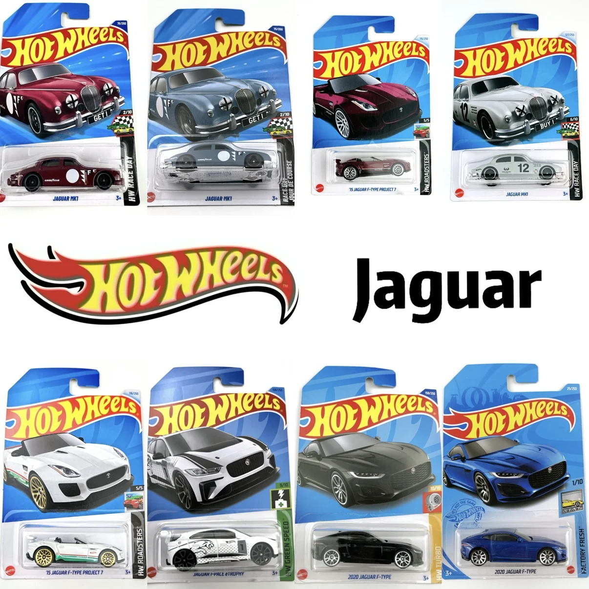 

Коллекция автомобилей Hot Wheels 1/64 Jaguar Series, модель игрушки из сплава C4982