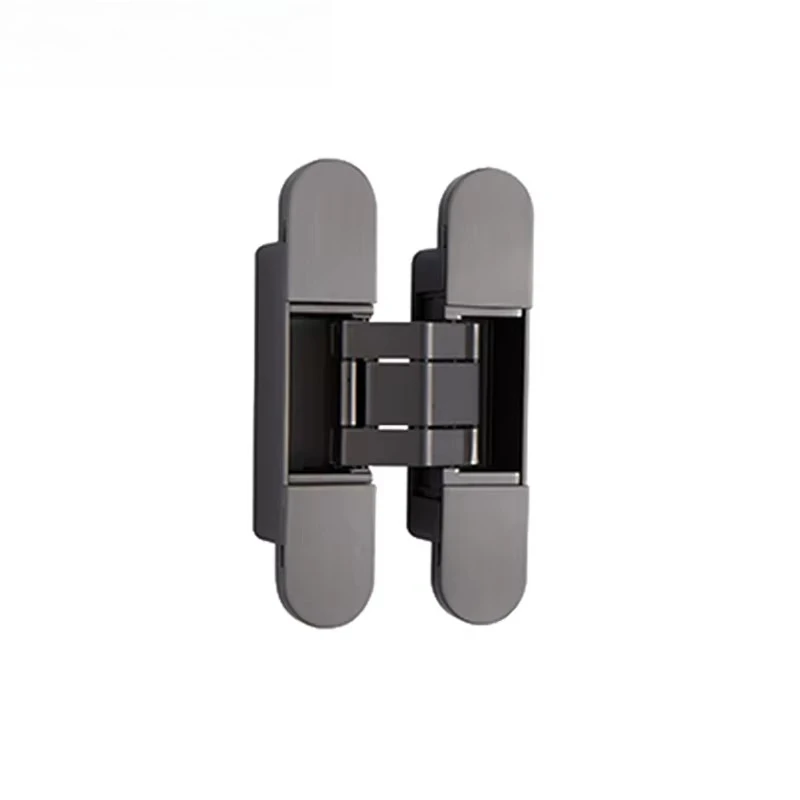 

Zinc alloy 3d adjustable hidden hinge soft door durable black 180 degree hidden hinge