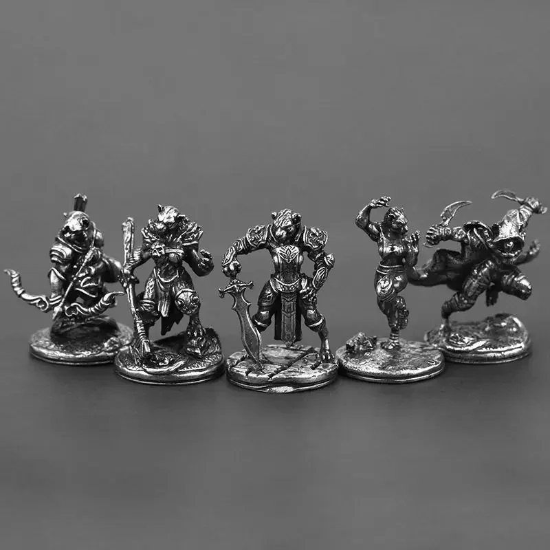 Миниатюры тигра-воина из сплава, игрушечные автомобильные украшения, доспехи, статуэтка самурая, фигурки «сделай сам», миниатюры, крутые подарки для мужчин