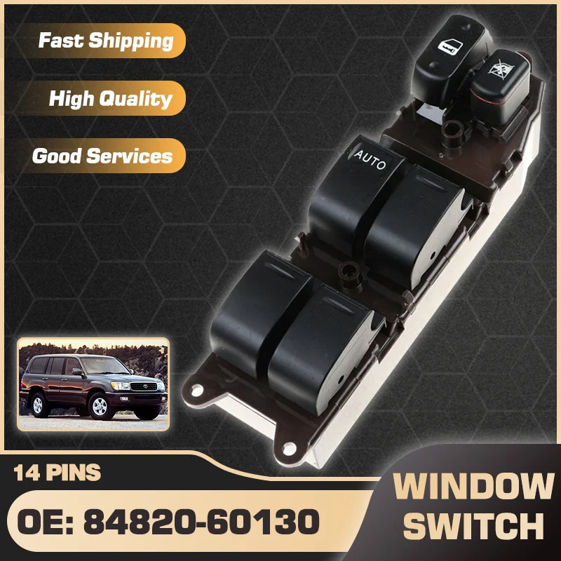 

Переключатель Стеклоподъемника для Toyota Land Cruiser 84820-60130 1997 л 2008-84820 42060-84820 60110-