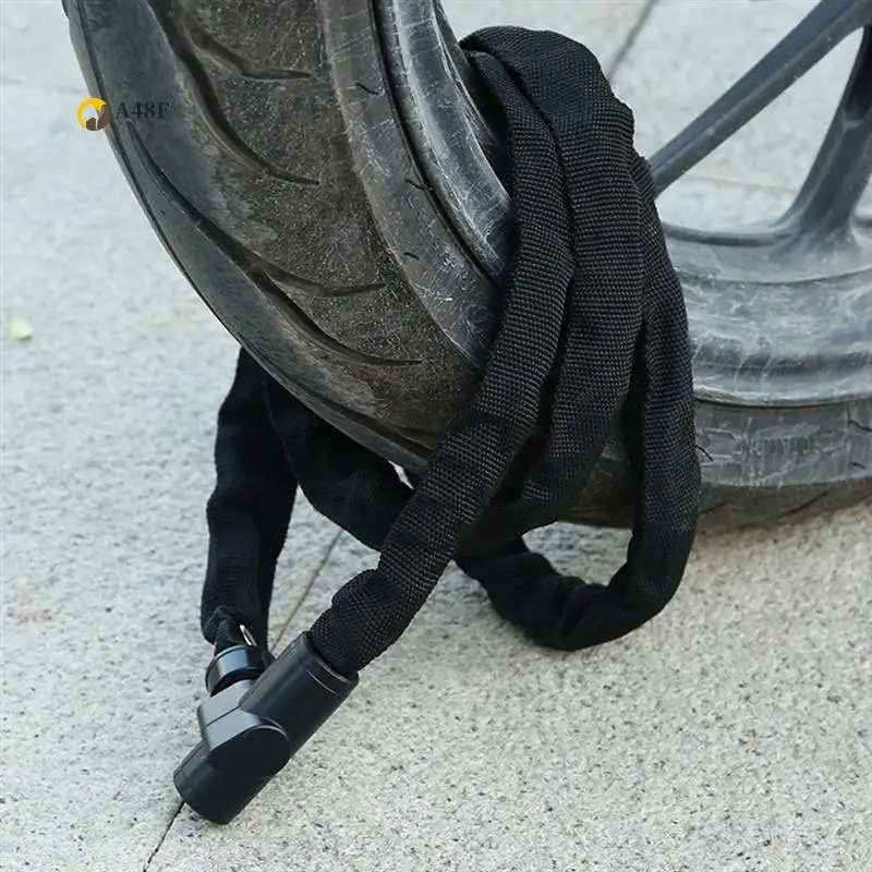 

A48F-Bicycle Lock Anti-Theft Mountain Bike Lock Chain Lock Extended Lock Chain Lock Electric Car Lock Motorcycle Padlock Easy To