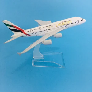 JASON TUTU-Emirados Árabes Unidos Airline Modelo, A380 Aviões, Diecast Avião, metal, 1:400 Airbus 10 principais vendas avião emirates a380 - №4