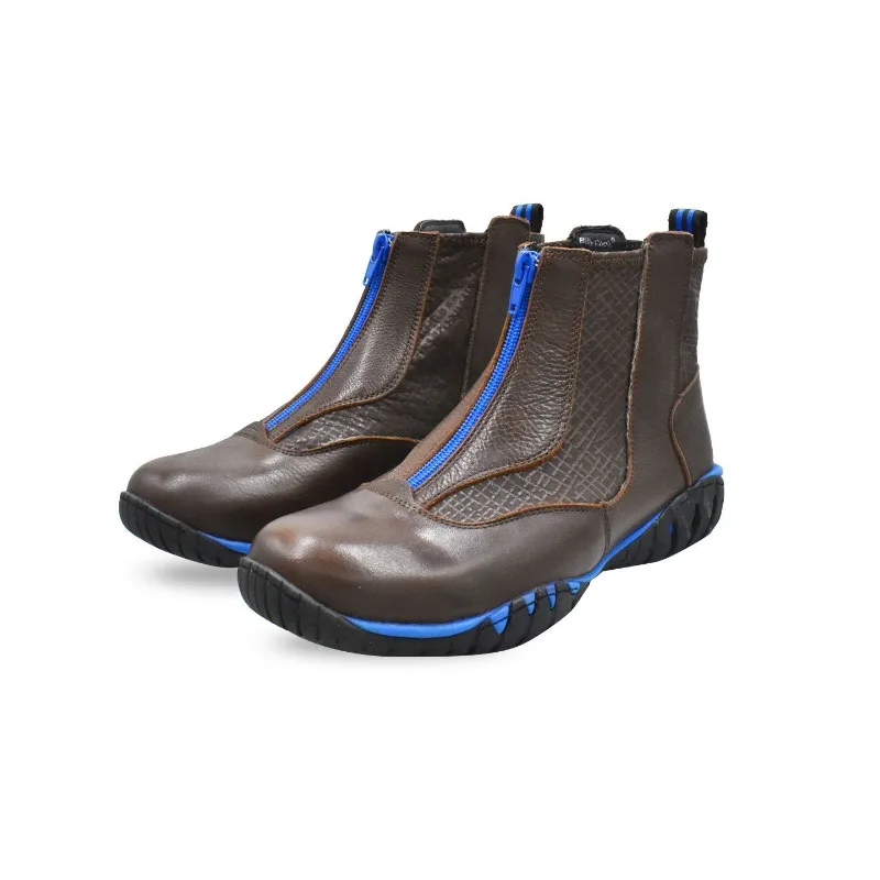Super light boots short boots real cowhide boots non-slip equestrian knight men's and women's endurance