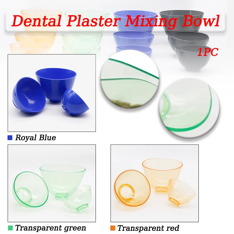 

1PC Alginate Bowl Dental Tools Dental Disposable Plastic Spatula Mixing Knife Mixing Stick Dental Plaster Mixing Bowl