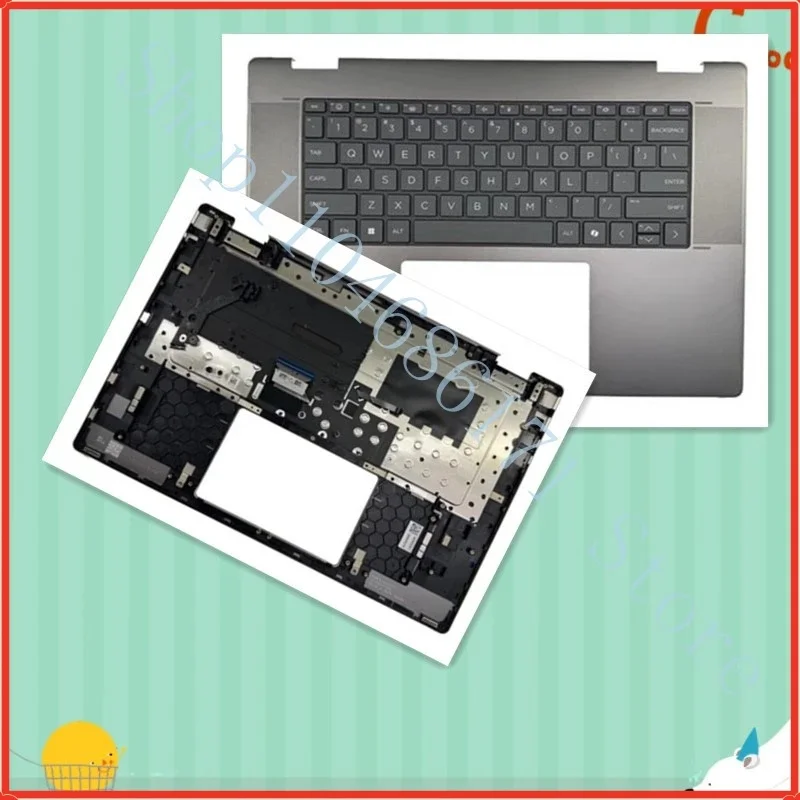 L N93765-001, AM98K000811, AM98K000831 New Palmrest Upper Case US Backlit Keyboard For  Envy x360 16-ad 16-ac 2-in-1