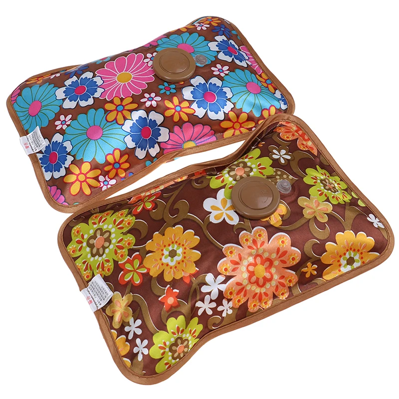 1PC Rechargeable Electric Hot Water Bottle Hand Warmer Heater Bag For Winter Random Color