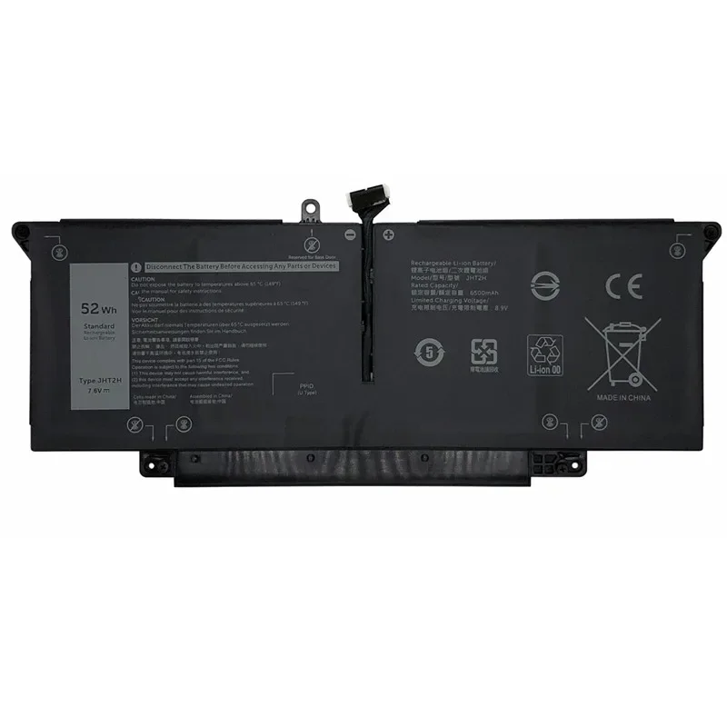 6500mAh 7.6V 52Wh New Lithium-ion Laptop Battery JHT2H for DELL Latitude 7310 7410 Series Notebook YY3GJ HRGYV 04V5X2 - Image 2
