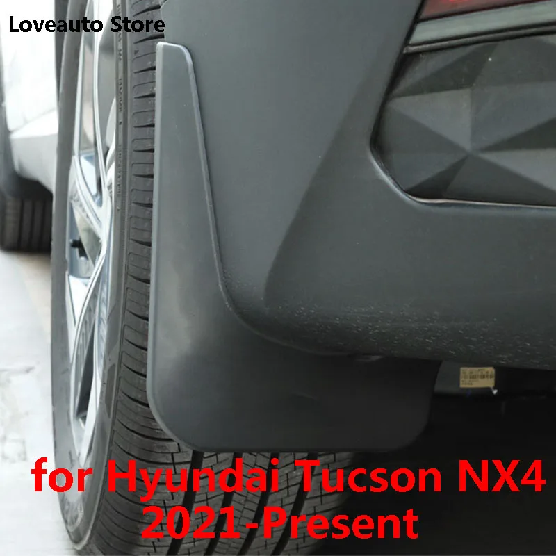 

for Hyundai Tucson NX4 2021 2022 Car Front Rear Mudflaps Fender Flares Mud Flaps Painted Mudguards Splash Guards Accessories