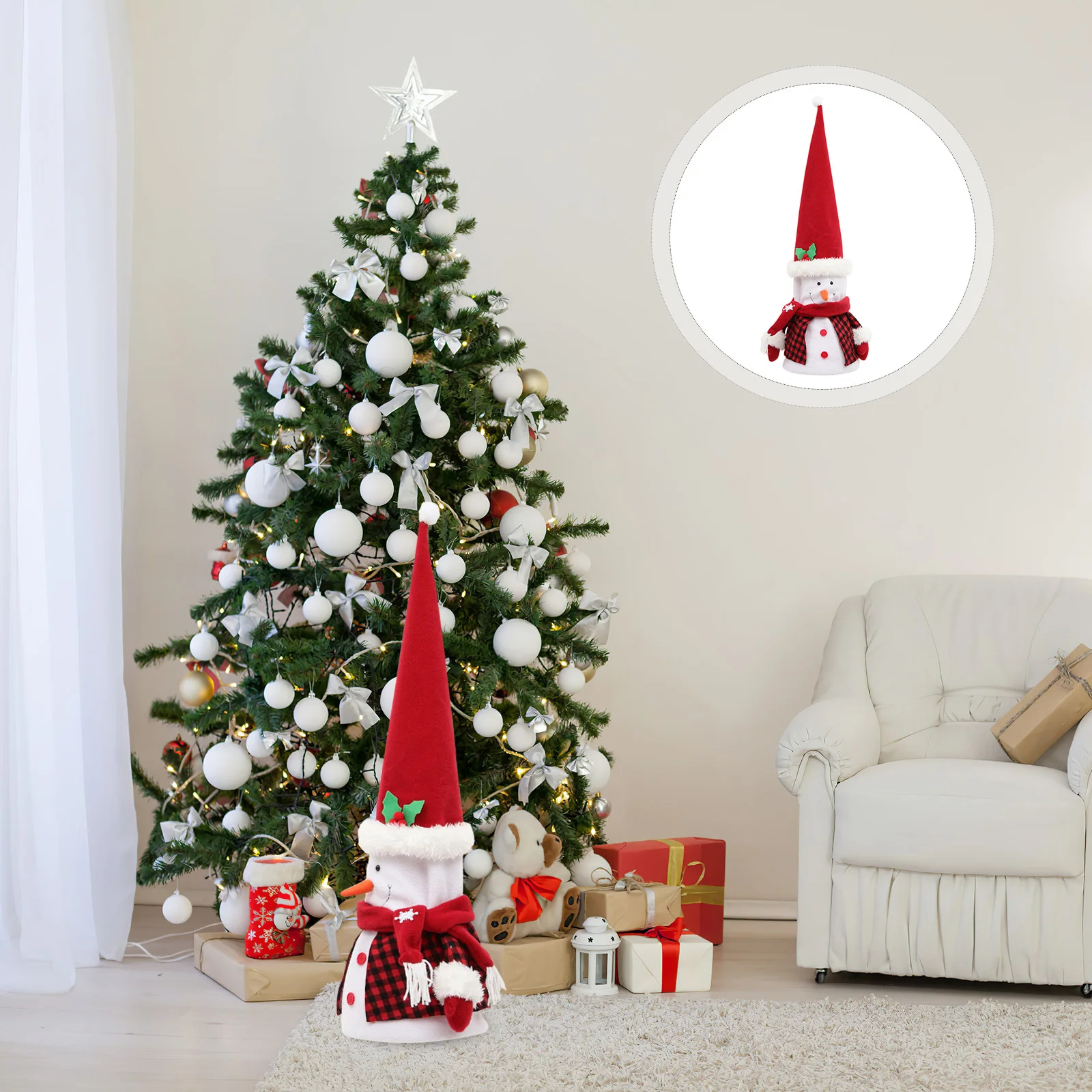 

Tree Decorations Toppers Holiday for Home Unique Ornaments Treetop Adornment Cute