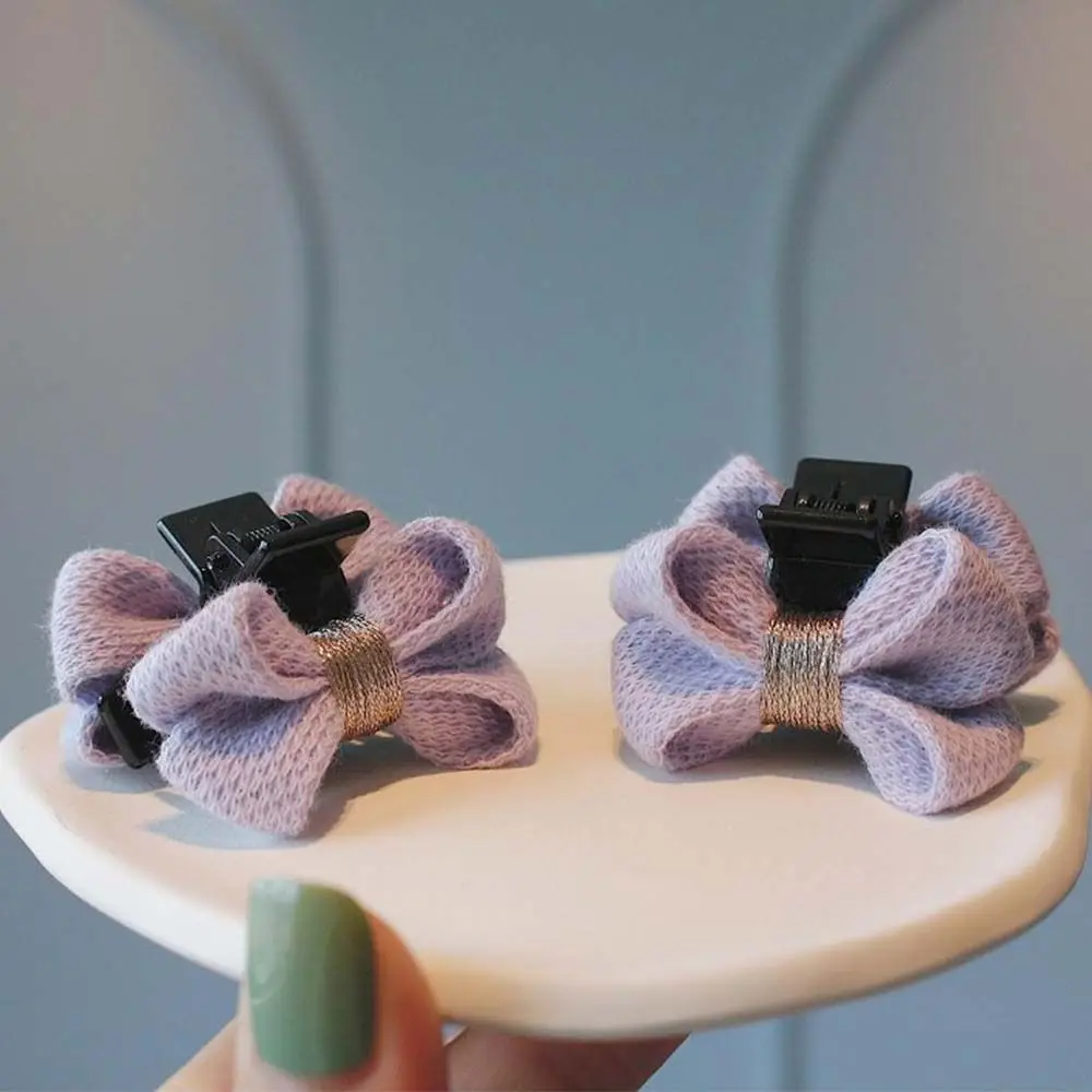 Style Girl's Headdress All-match Temperament Bowknot Hair Holder Grosgrain Bow Hairpin Chlidren's Hair Clip Bow Hair Claw