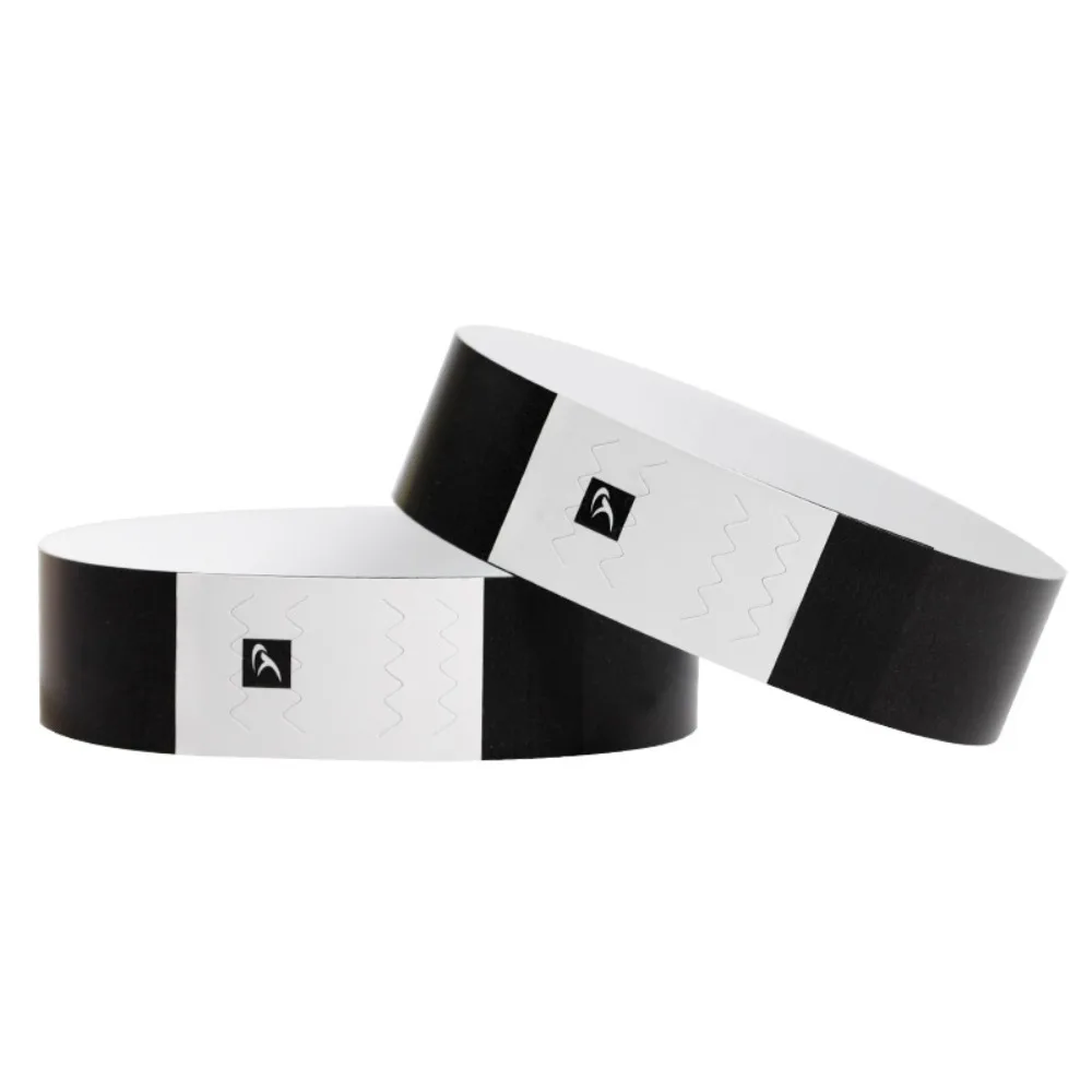 100 Pcs Paper Tyvek Wristbands Waterproof Party Synthetic Paper Wrist Playground Multipurpose Disposable Wristbands