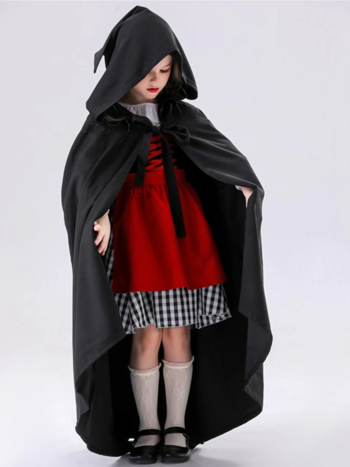 loween Fairy T Cosplay Cappuccetto Rosso Gonna Abito Cameriera orm Par Performance Bambini Evento di raccolta parentale