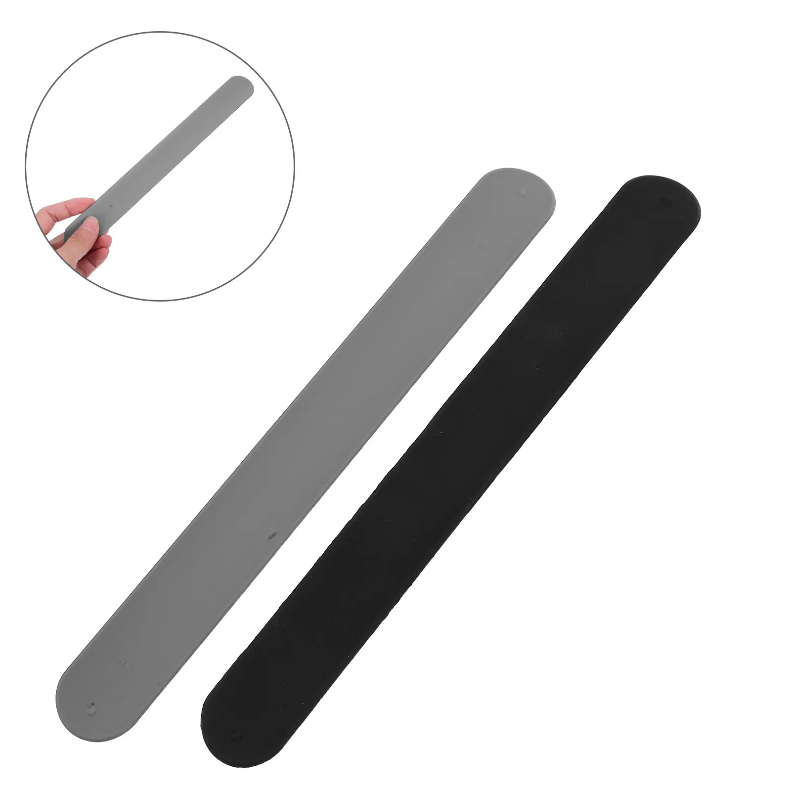 

12Pcs Wrapping Paper Storage Holder Flip Silicone Metal Strips Slap Bands Gift Wrap Organizer Clips Wrapping Paper Organizer