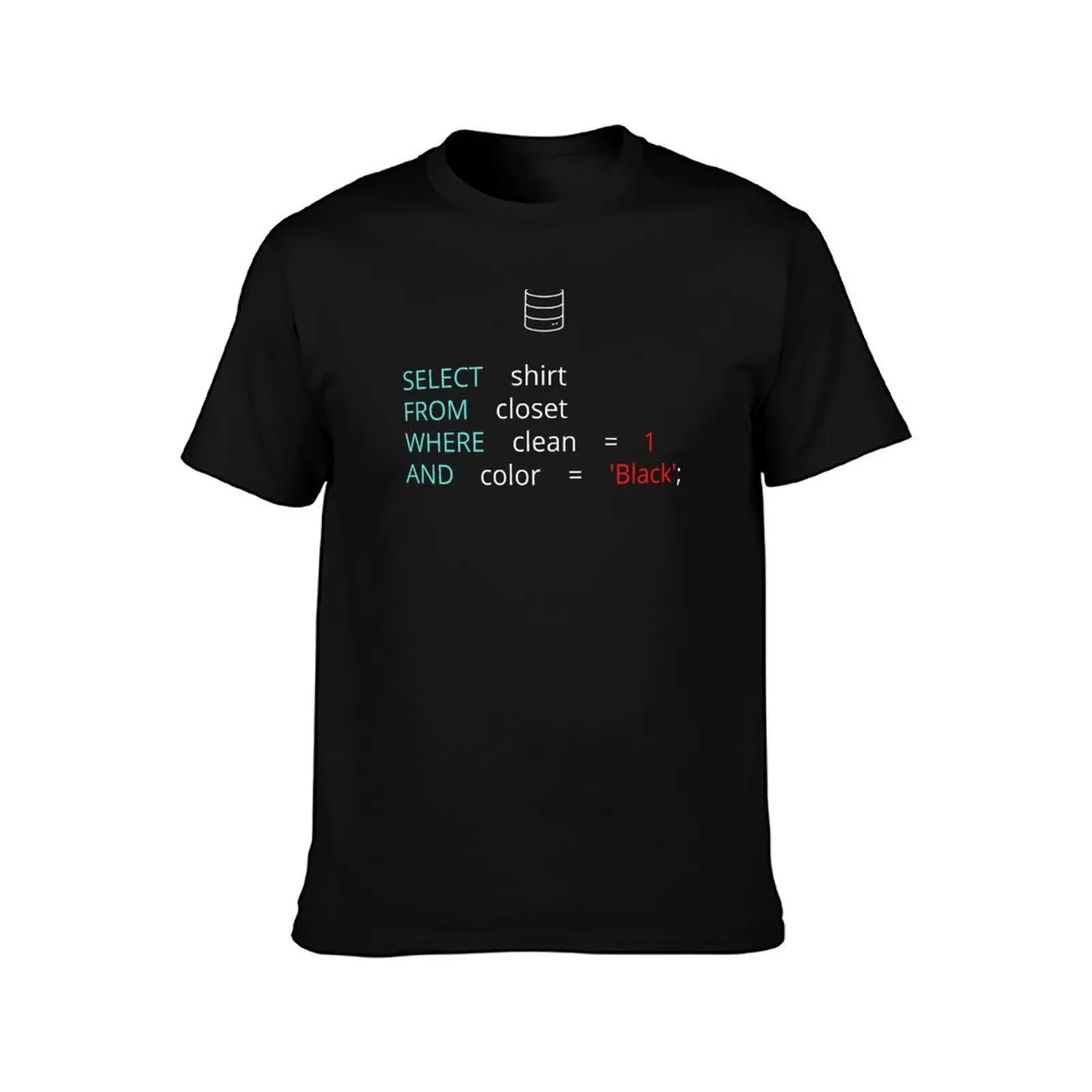 FUNNY SQL DATABASE PROGRAMMER JOKE T-Shirt Halloween Theme T-Shirt