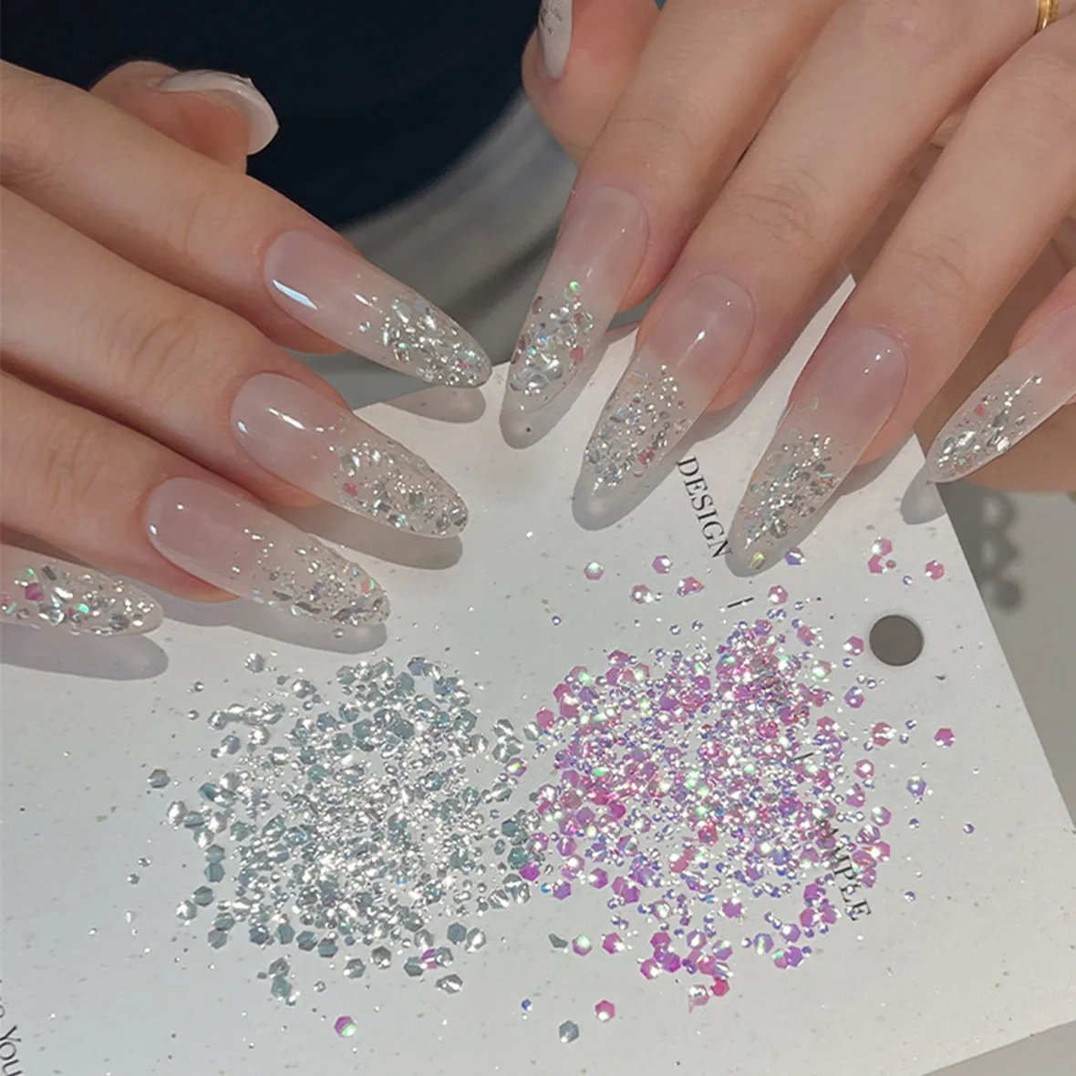 1 szt. brokat do paznokci, akcesoria do paznokci