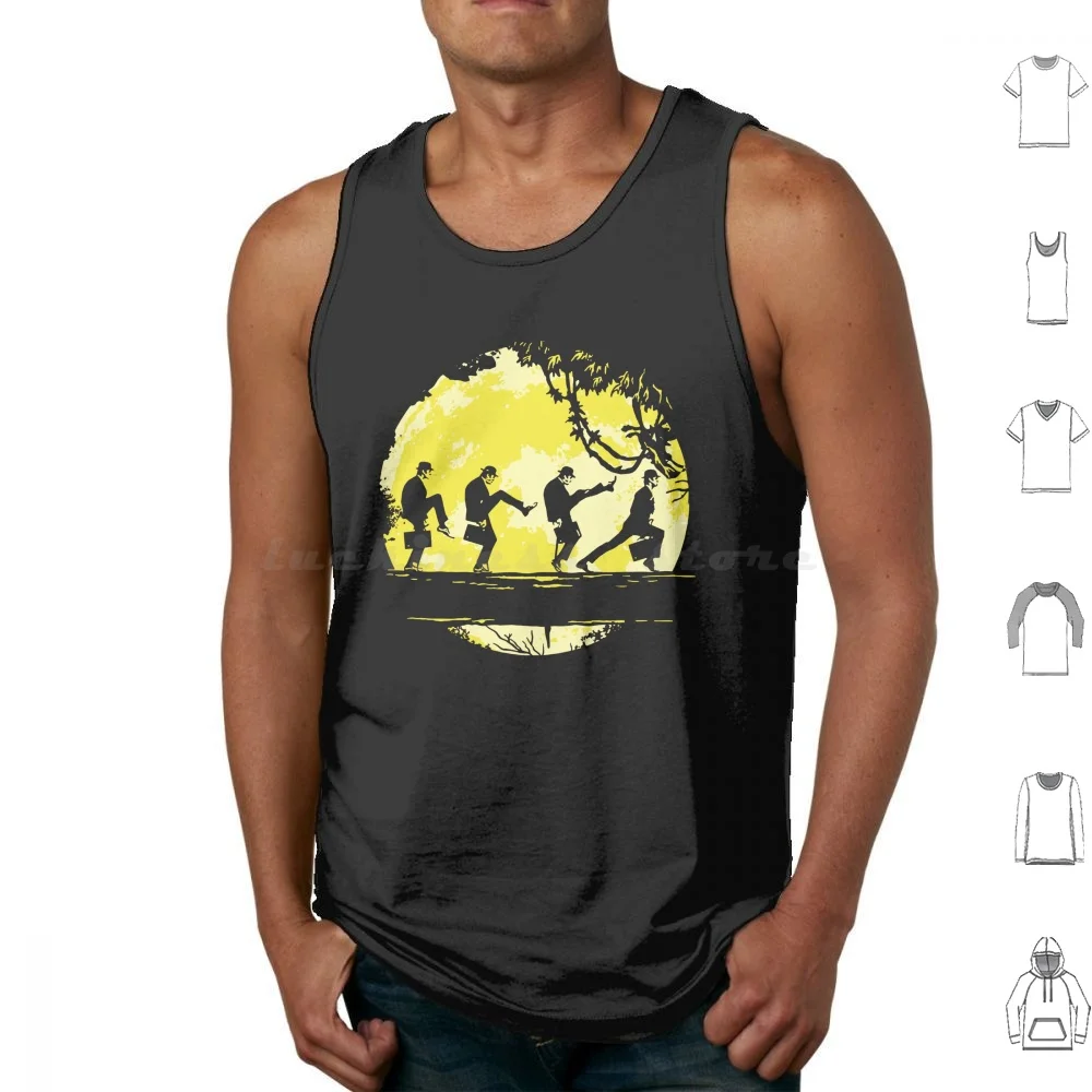 Ministry Of Silly Walks No Worries Tank Tops Print Cotton Ministry Of Silly Walks British Businessman England Funny Funny