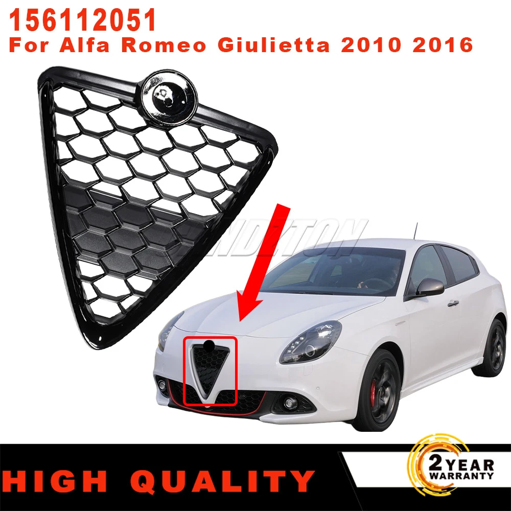 

For Alfa Romeo Giulietta 940 New Front Bumper Honeycomb Mesh Air Intake radiator grill Shield black 156112051 car accessories
