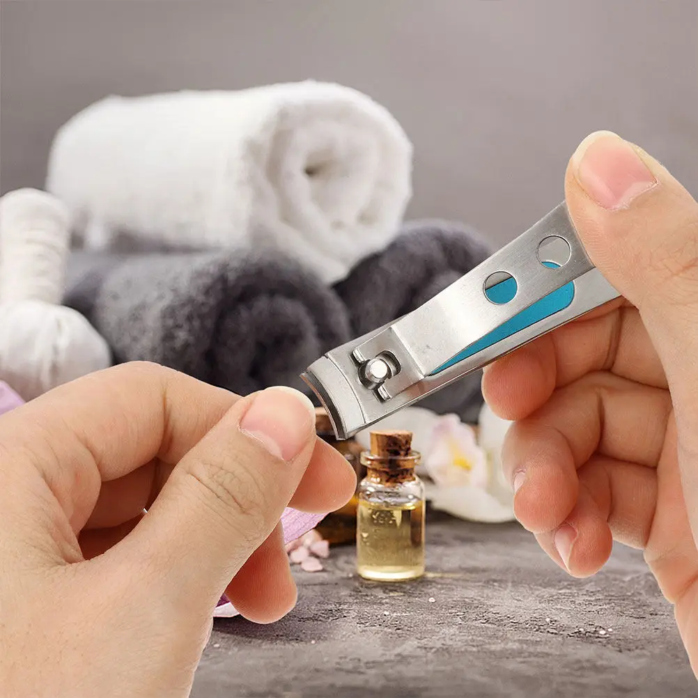 

4Pcs Stainless Steel Nail Clipper Set Professional Ultra Sharp Precision Blades for Manicure Pedicure Home Travel Use Nail Care