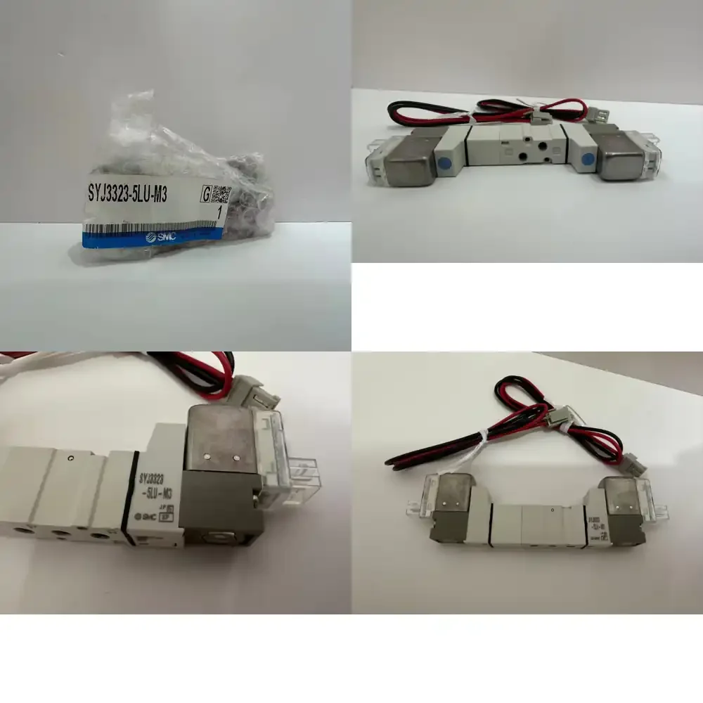 

Authentic SMC SYJ3323-5LU-M3 Original 4/5 Port Solenoid Valve Single Ported Rubber Seal Body Pneumatic Part for SYJ3000