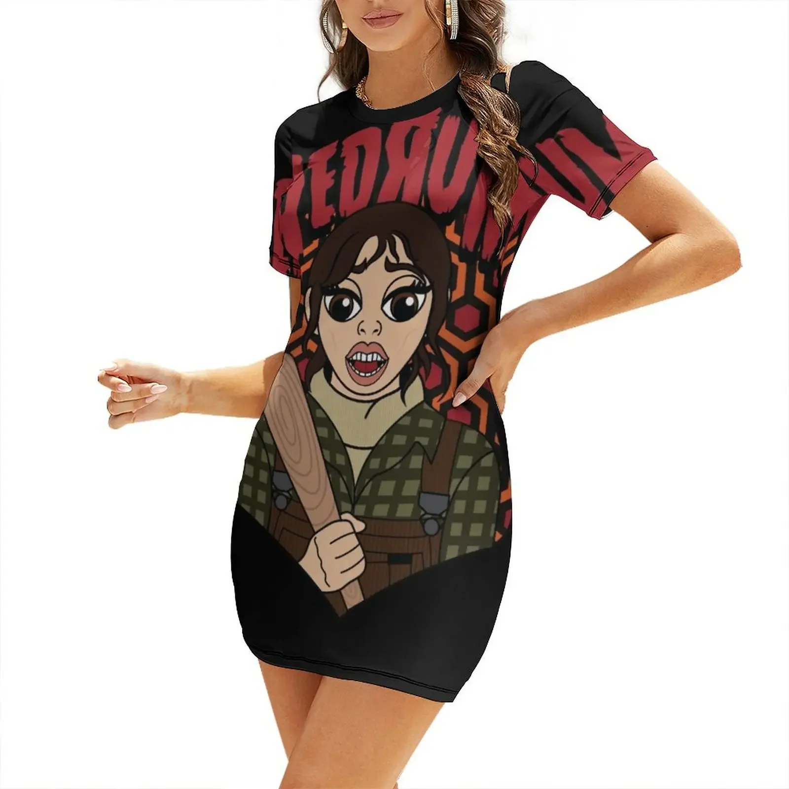 

RedRum Short-Sleeved Dress women clothes Long dresses ceremony dresses elegant party dresses for women 2025 Dress