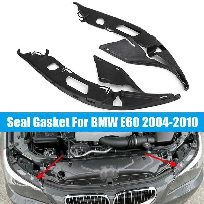 Headlamp Lens Seal Gasket Cover For BMW 5 Series E60 525i 525xi 528i 528xi 530i 535i 535xi 545i 550i M5 Headlight Shell Gasket