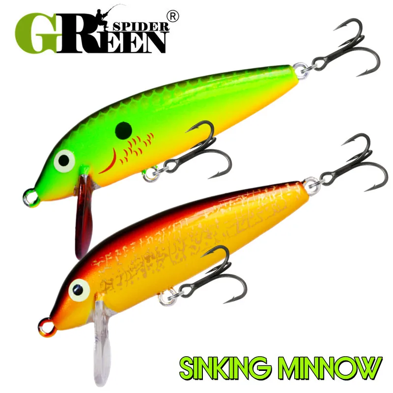 Minnow Wobbler Angelköder Jerkbait Barsch Pesca 50 mm 5 g Mini sinkender künstlicher harter Köder für Forellenbarsch Hecht Tackle
