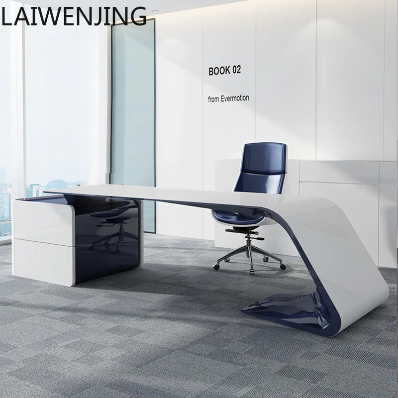 

MJY paint boss table and chair combination supervisor president desk furniture