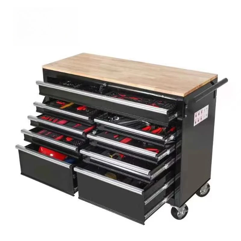 Maha Europe and America's new heavy-duty tool box workshop auto repair and maintenance multi-functional trolley 46-inch mobile w