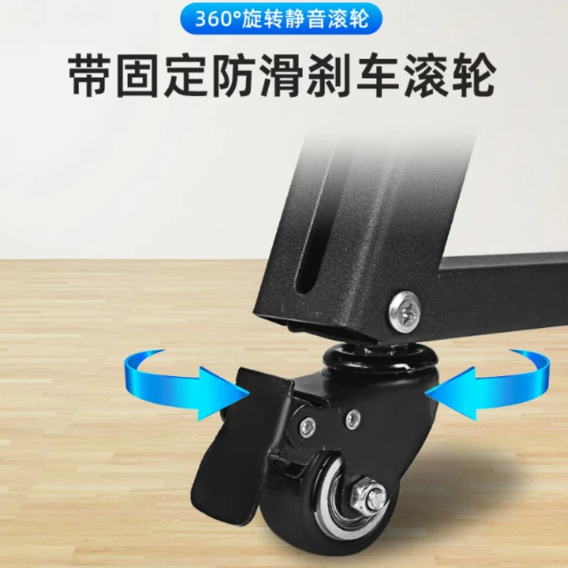 32-75 Inch Low Height TV Stand Movable Tripod Stage Screen Cart Cold-rolled Sheet Material Suitable for Flat Screen TVs view 4