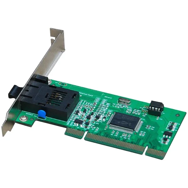 100M Fiber Optic LAN Card with 1x9 Module and SC Connector