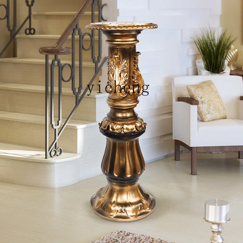 

TQH Large Floor Ornaments Roman Column Hallway Hotel Club Decoration Living Room Decoration