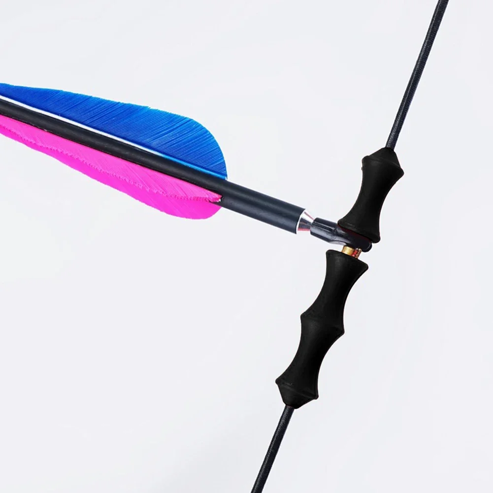 1 Set Archery Bowstring Finger Savers Silicone String Recurve Finger Guards Protector Quick Shot Hand Gear Guard